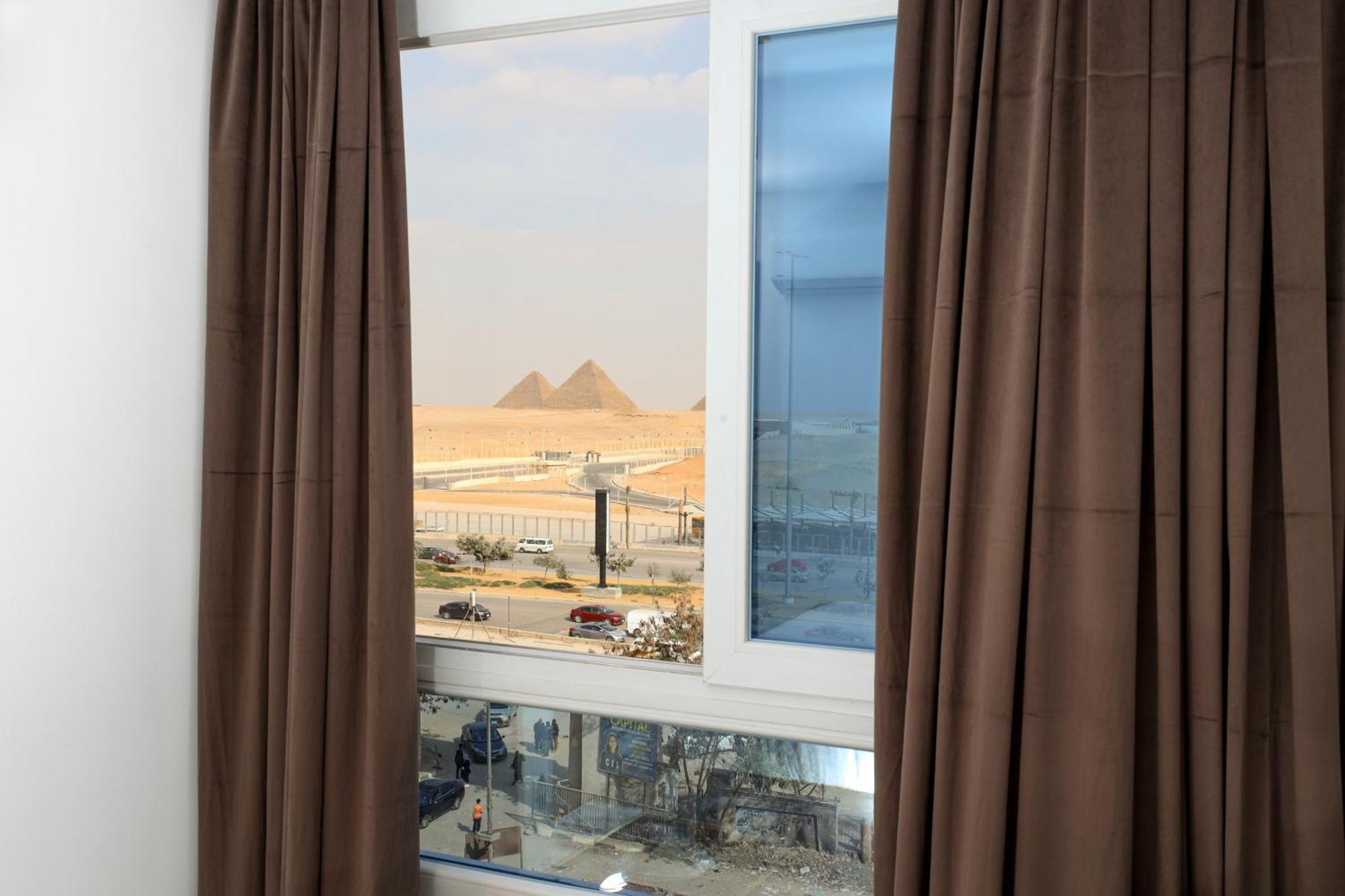 Sultan Pyramids View Inn Kafret el-Gabal Exterior foto