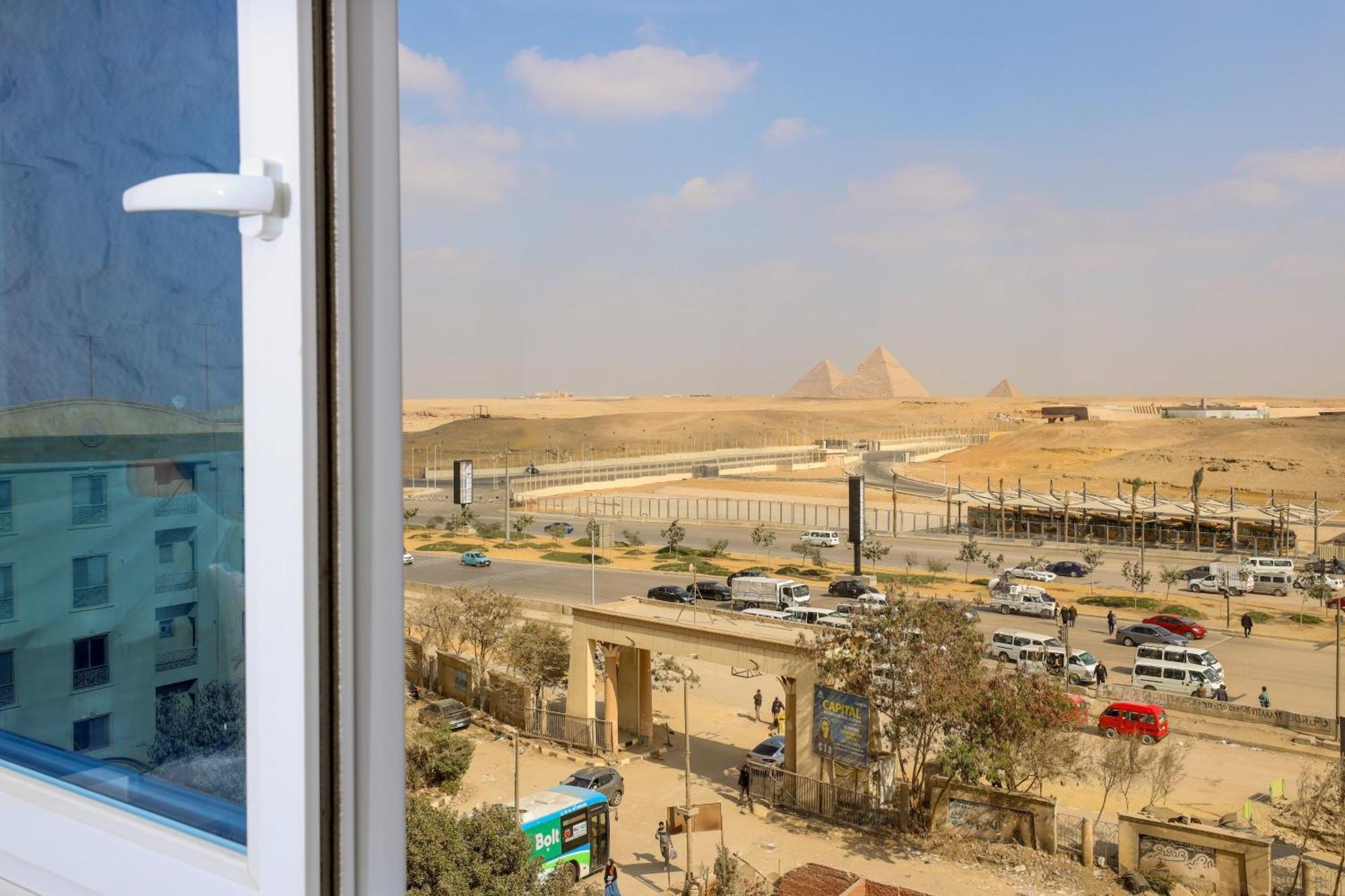 Sultan Pyramids View Inn Kafret el-Gabal Exterior foto